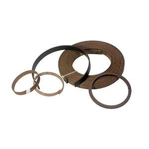 hydraulic guide rings and wear rings for cylinder systems